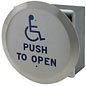 Push to open button round